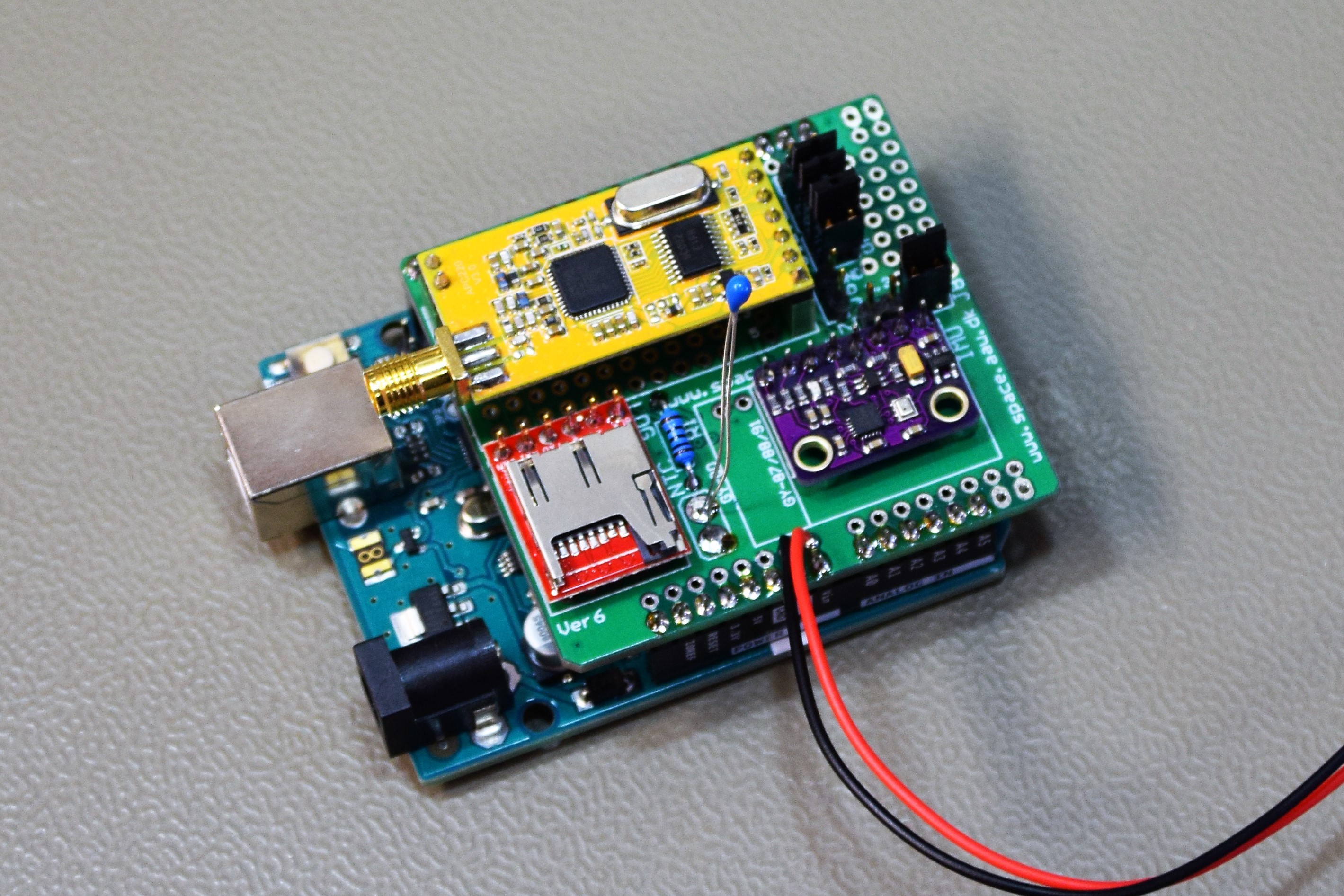 Complete Arduino Uno with sensor shield