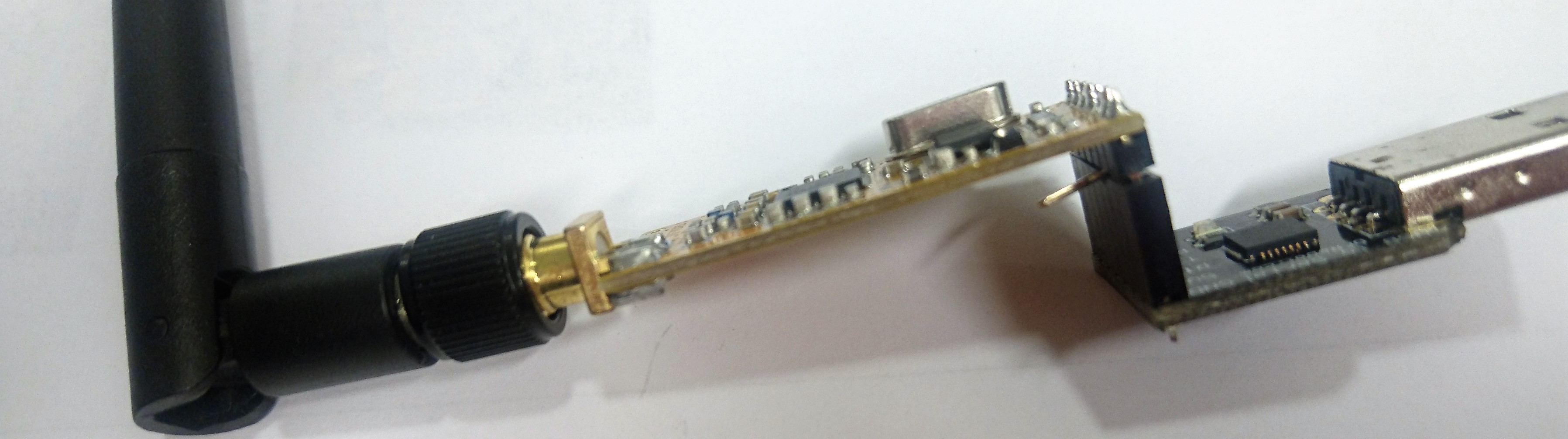 Bend the EN pin on the radio module so it isn’t connected to the RTS port of the bridge.