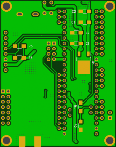 Graphics of an unpopulated bottom side